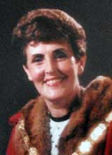Picture of Cyng. Mrs. M.E. Prothero. Mayor of Llanelli 1990 - 91 